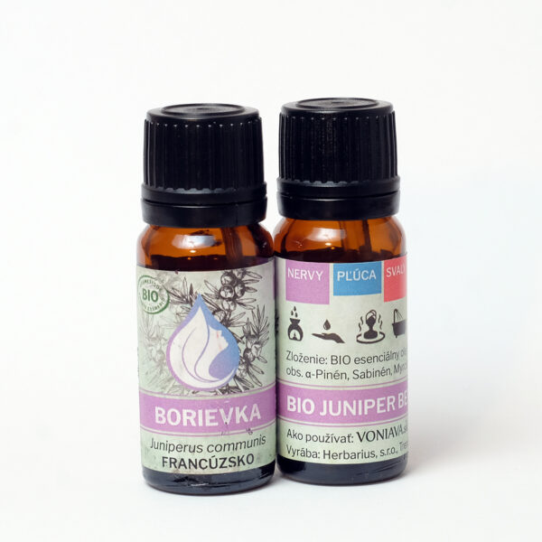 Organická BORIEVKA (Jalovec), esenciálny olej, 10ml VONIAVA