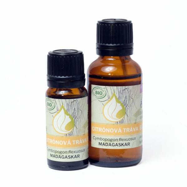 Organická CITRÓNOVÁ TRÁVA (Lemongrass), esenciálny olej VONIAVA