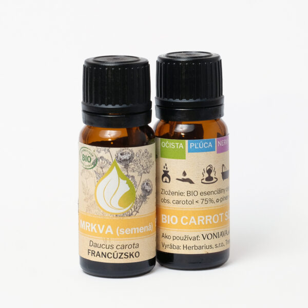 Organická MRKVA (semená), esenciálny olej, 10ml VONIAVA