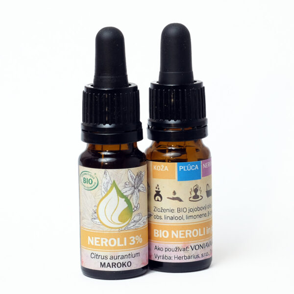 Organický NEROLI, esenciálny olej 3% v jojobe, 10ml, VONIAVA