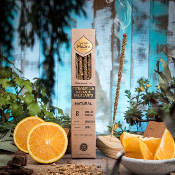 CITRONELA - POMARANČ - PALO SANTO, živicové vydymovacie tyčinky