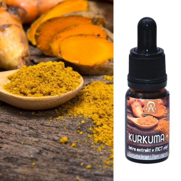 tetra KURKUMA + ,full-spektrum extrakt v MCT oleji, 10ml