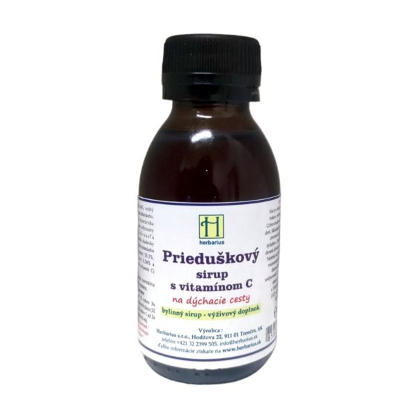 Prieduškový sirup s vitamínom C, 100ml