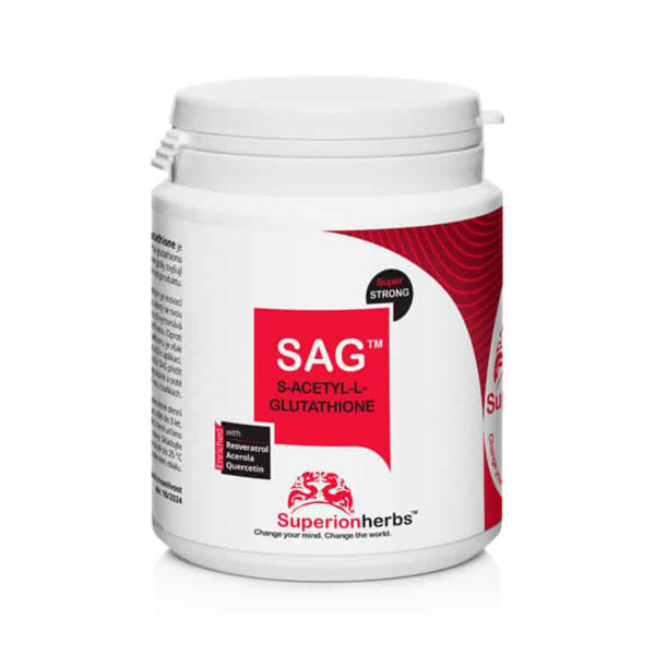 SAG, S-acetyl-L-Glutathion, antioxidant a detox, 90 kapsúl