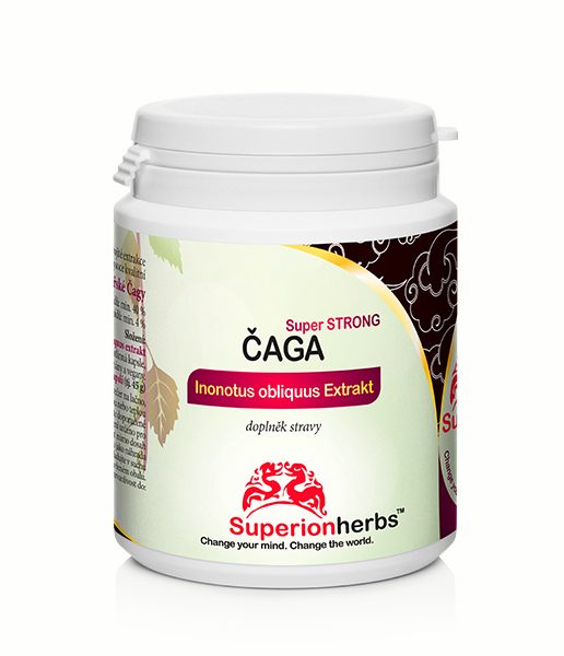 ČAGA, 100% čistý extrakt Sibírskej chagy, 90 kapsúl