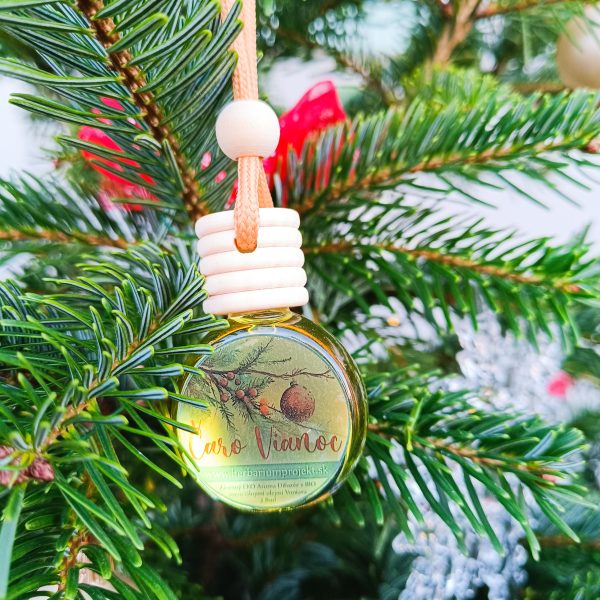 ČARO VIANOC, EKO závesný Aroma Difuzér s BIO esenciálnymi olejmi Voniava, 10ml