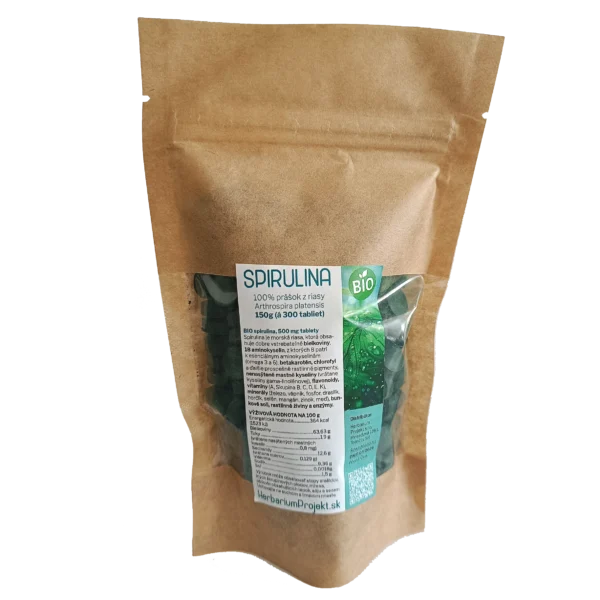 BIO Spirulina, 500mg tablety, 150g (300 ks)